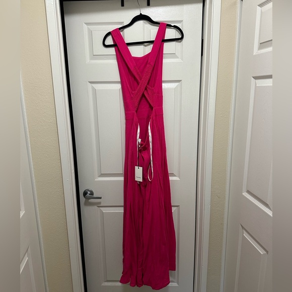 NWT Aureta Elke Maxi Dress In Fuchsia - Picture 5 of 6